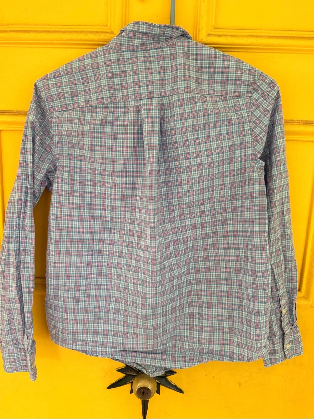 Ralph Lauren teen’ Plaid Button-Down Shirt - Light Pink & Light Blue